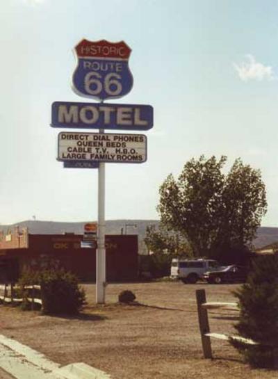 Traditional Route 66 section - a great myth
Route 66 legend - an east west road link - an adventure for many bikers