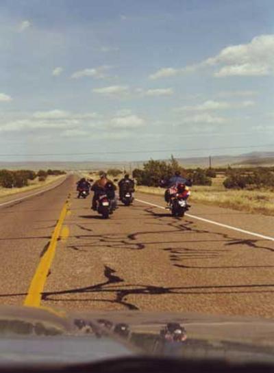 Route 66 - a bikers dream route through the U.S.
 U.S. Route 66 - European bikers for many a dream route across the U.S.