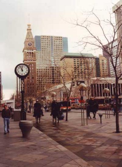 Denver, the capital of Colorado - a modern metropolis
City of Denver - I was intrigued right from the mounted police.