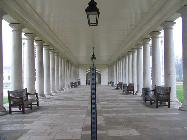 Greenwich Maritime Museum - located in the colonnades
 Greenwich - the Maritime Museum - a beautiful classical building with columns