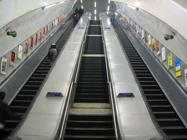 London subway - a fascinating underground transport system.
London Subway - here rise to the surface - fast roads in this wonderful city