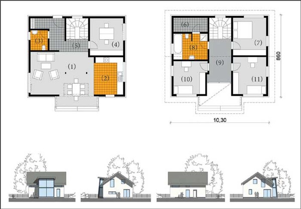 Holz Fertigteil Haus ELA  - großer Wohnbereich zu einem super Preis
145 m² Holz Fertigteil Haus ELA - ein sehr modernes Einfamilienhaus  - ein leicht finanzierbares Haus für eine junge Familie. Bei Interesse nehmen Sie bitte Kontakt mit uns auf:   office@milo-designs.com