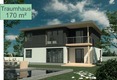 Very attractive modern wooden prefabricated house Pi - with 170m ² - at a fantastic price