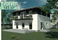 Wonderful wooden prefabricated house with 143m ² - with an unbeatable price
