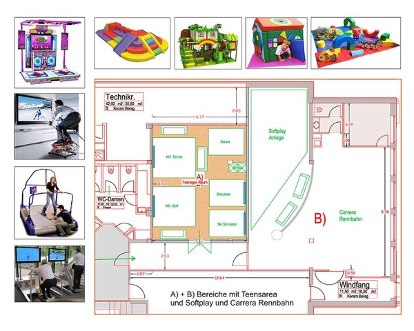 Adolescentii zone de joaca cu echipamente animate, merg la schi
Fizic atractii separate pentru adolescenti si copii mici - pentru copii mai mari exista de exemplu: Schi, Bob echipaj masculin. într-o planificare echipamente spatiale si echipamente aventura de proiectare special concepute si de Milo. Daca sunteti interesat trimite un e-mail la biroul de designo: office@kunst-und-ideen.com