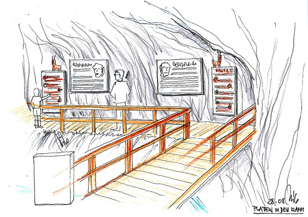 All along the way there are to solve quizzes
In the Kitzlochklamm trail ideas concept design planning - along the adventure trail are devices positioned - which provide exciting quizzes to children and visitors. The person answered all questions expect low prices.